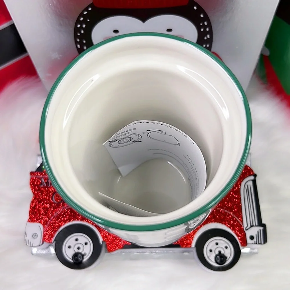 Disney Starbucks Mug Tumbler Happy Holidays Hot Beverage‎ Cup & Ornament